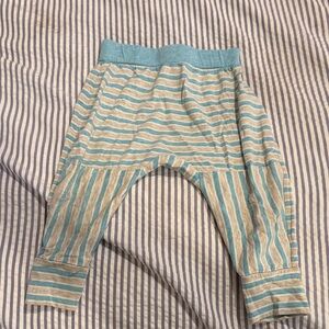 Patagonia Baby Pants in Light Blue and Gray Stripes